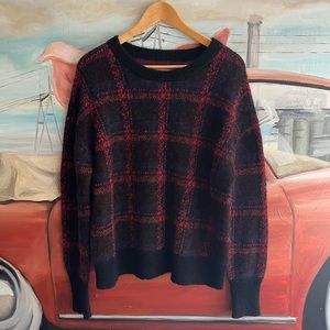 NWOT! Current/Elliott The Plaid Crewneck Sweater